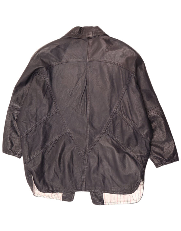 Vintage mujer oversize chaqueta de gran tamaño EU 40 medio púrpura