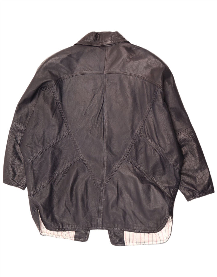 Vintage mujer oversize chaqueta de gran tamaño EU 40 medio púrpura