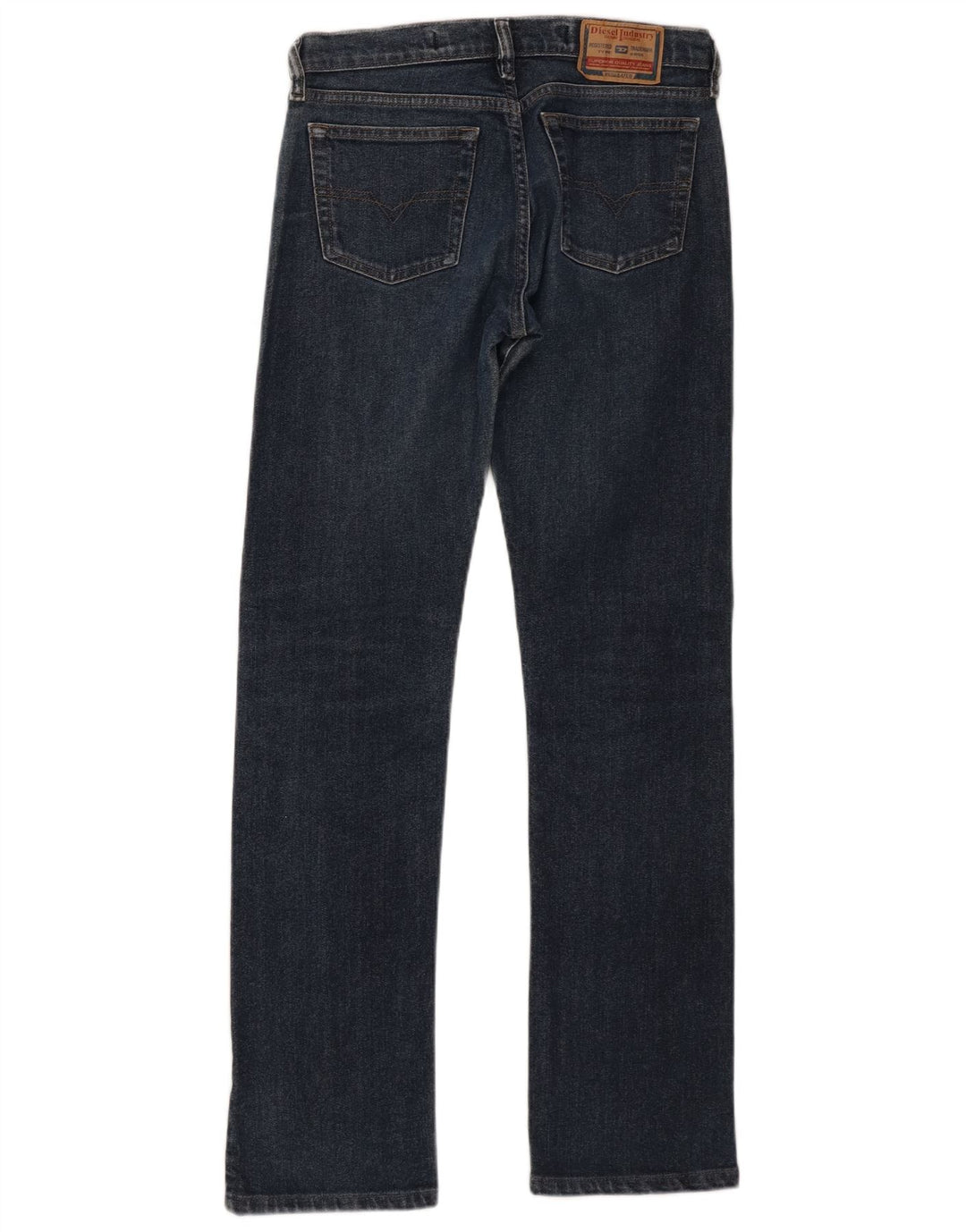 DIESEL Vaqueros Rectos Mujer W27 L30 Azul Marino Algodón