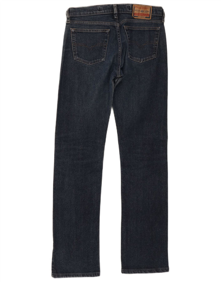 DIESEL Vaqueros Rectos Mujer W27 L30 Azul Marino Algodón