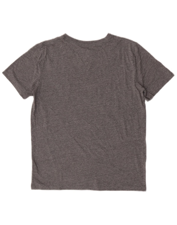 Adidas Camiseta gráfica para niños 14-15 años Grande Gris Algodón