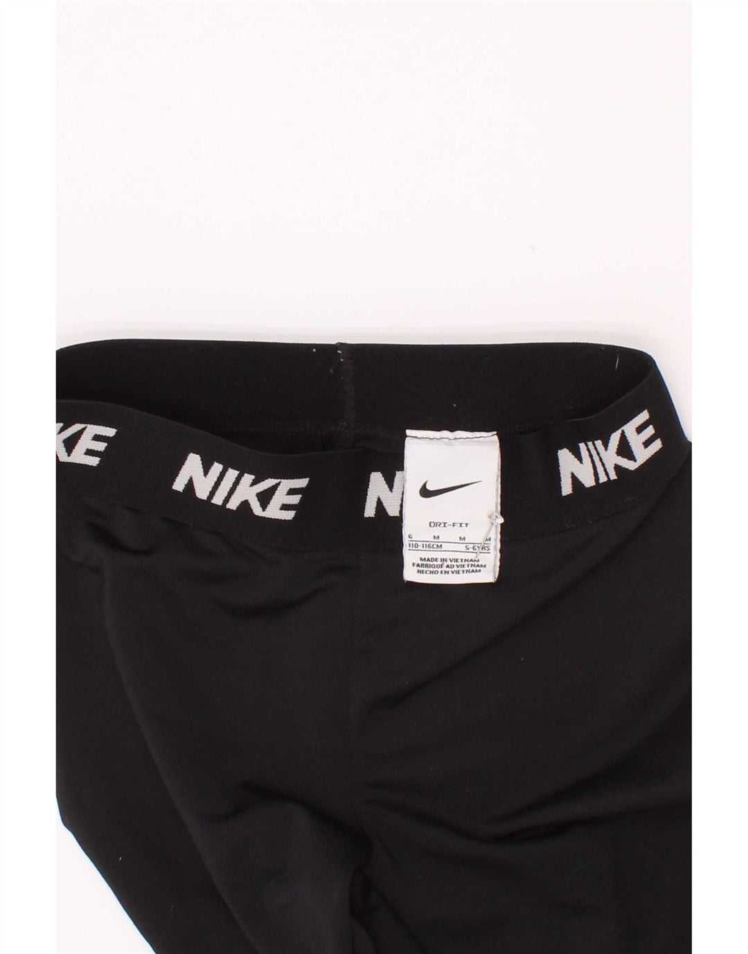 Nike Leggings Dri Fit para niñas 5-6 años Mediano Negro