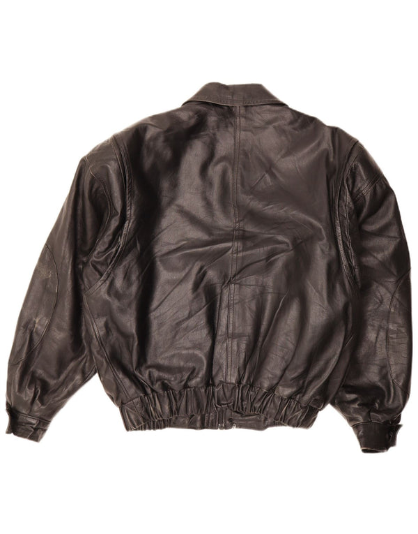 Lavorazione Artigiana Chaqueta holgada para hombre IT 48 Medium Black