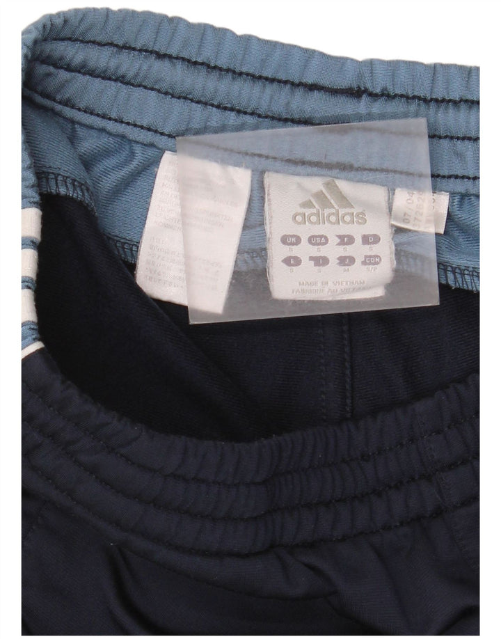 Adidas Hombre Pantalones De Chándal Pequeño Azul Marino Colorblock Poliéster