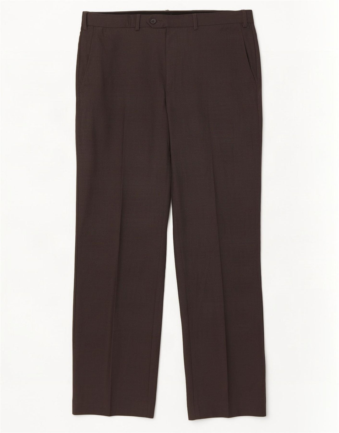 Marks & Spencer Pantalón de traje recto para hombre W36 L31 Lana gris