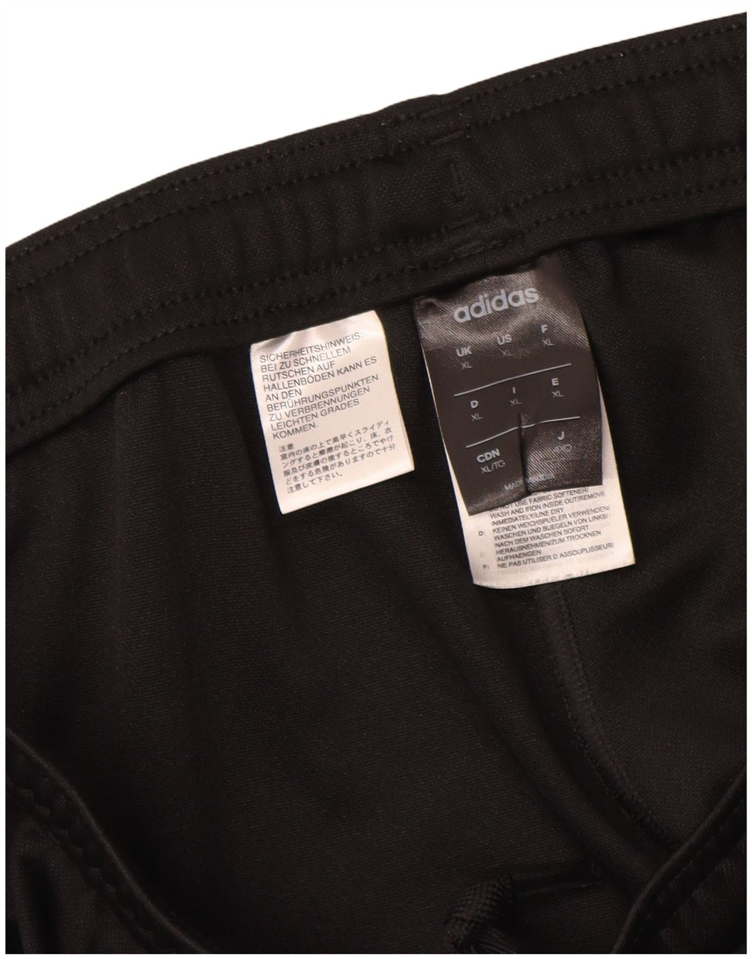 Adidas Hombre Climalite Pantalón Chándal XL Negro Poliéster