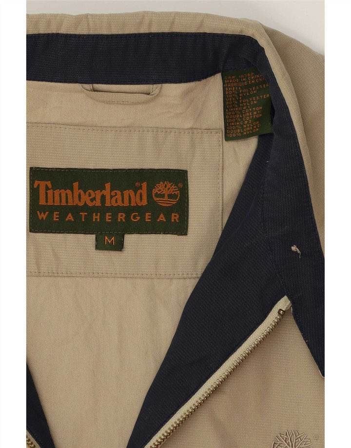 Timberland Chaqueta Bomber para Hombre UK 38 Poliéster Beige Medio