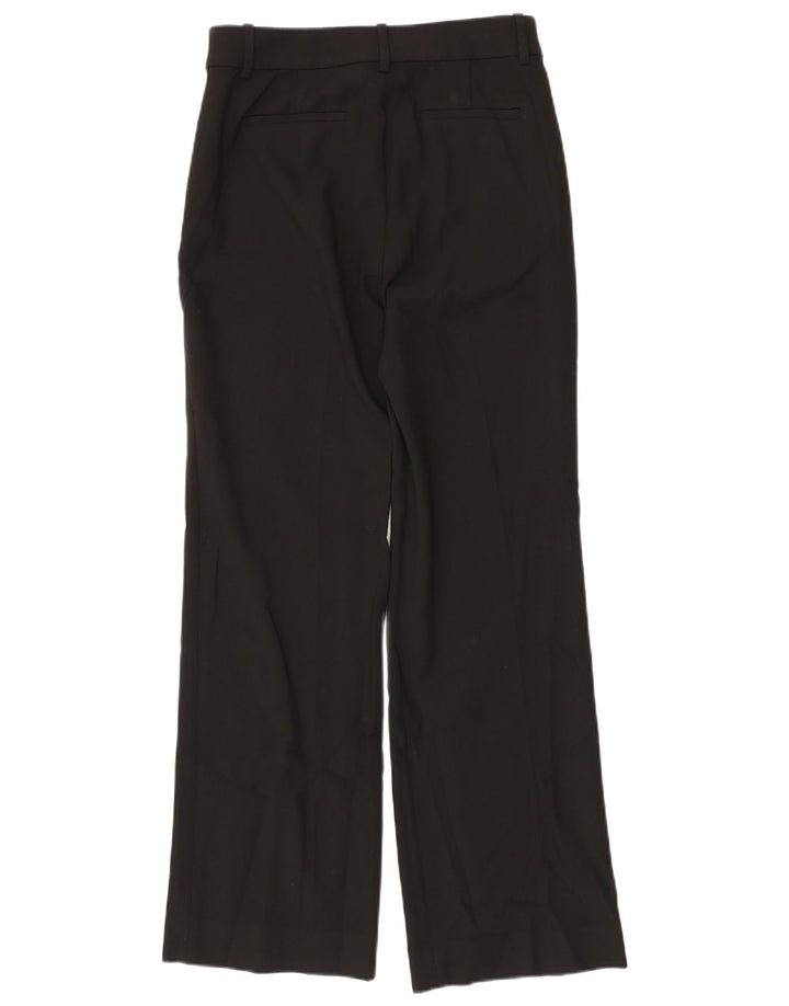 J. CREW Pantalones chinos rectos para mujer US 6 Medium W30 L31 Poliéster negro