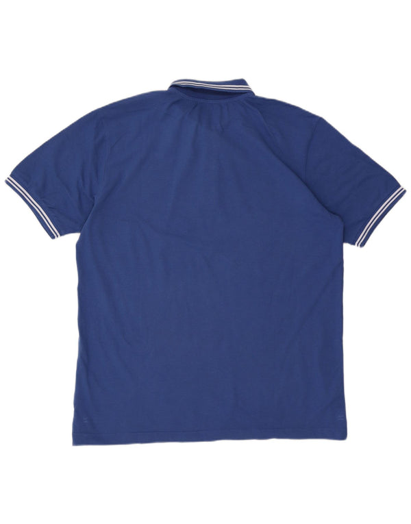 Kappa Polo Hombre 2XL Algodón A Rayas Azul