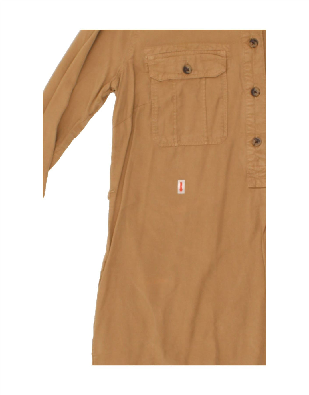 EDDIE BAUER Womens Pullover Shirt Dress US 4 Small Brown Lyocell Vintage Eddie Bauer and Second-Hand Eddie Bauer from Messina Hembry 