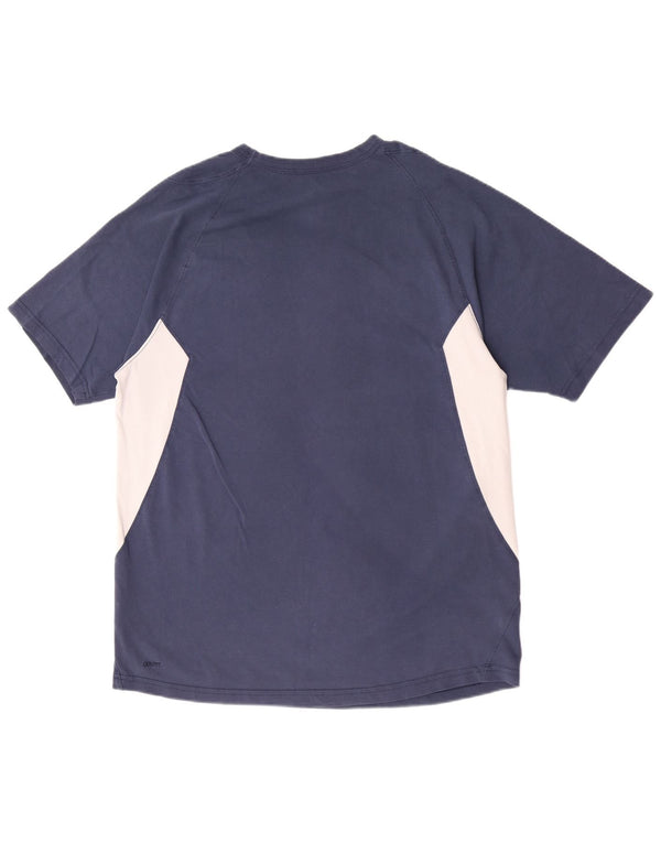 Nike Camiseta para hombre Top UK 42/44 Large Azul marino Colorblock Algodón