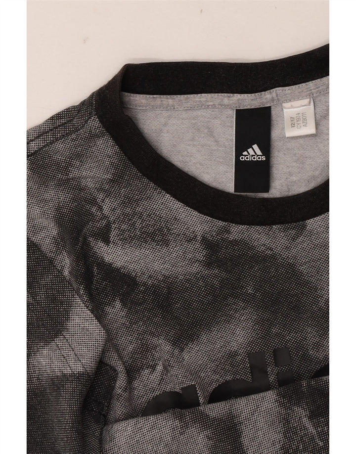 ADIDAS Camiseta gráfica para hombre Top Small Grey Tie Dye