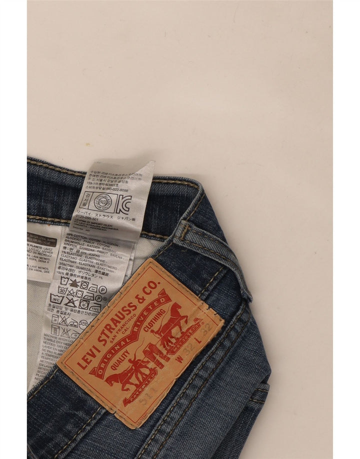 Levi's Hombre 511 Slim Jeans W32 L26 Algodón Azul