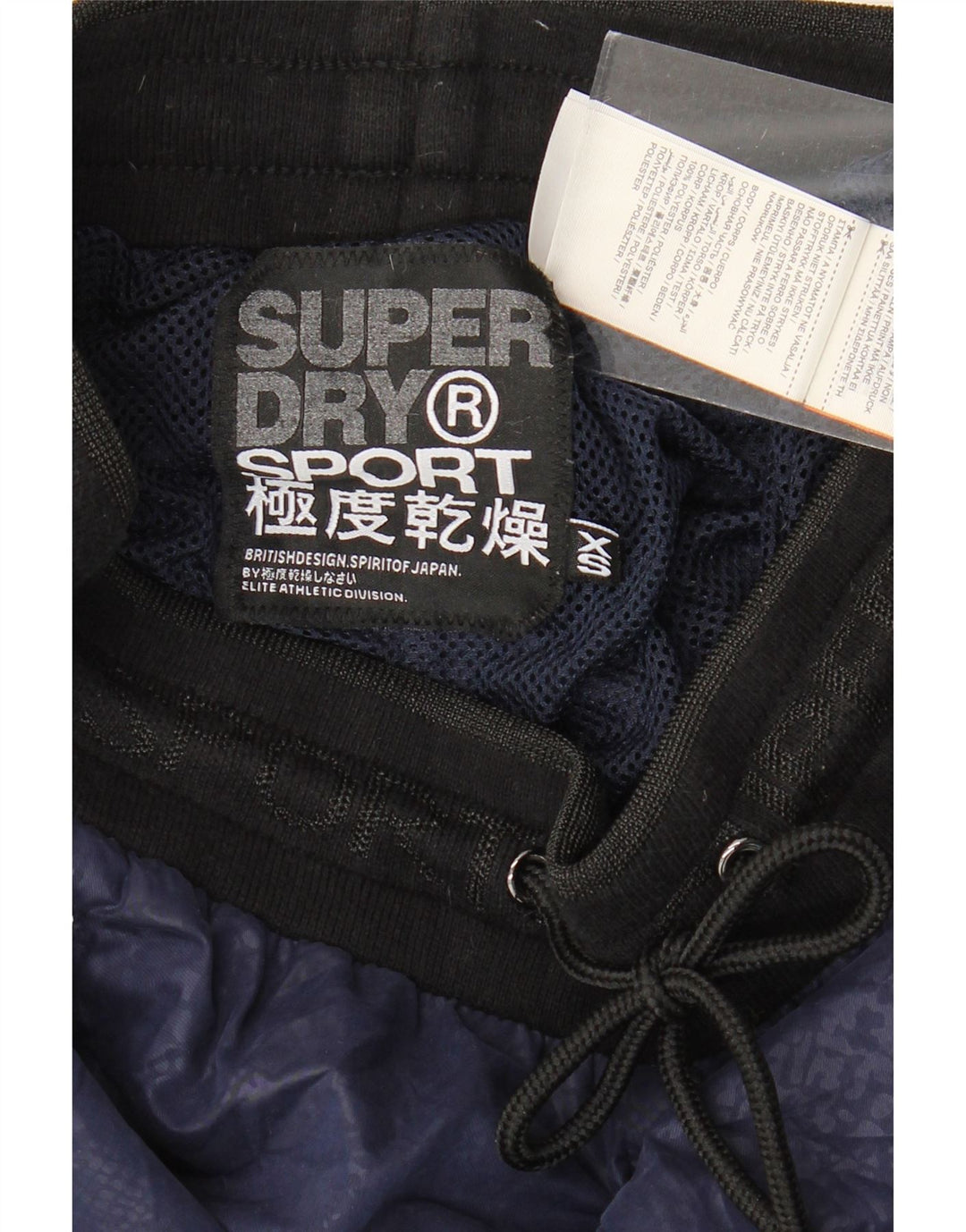 SUPERDRY Pantalones de chándal para mujer Joggers UK 6 XS Azul marino Estampado animal