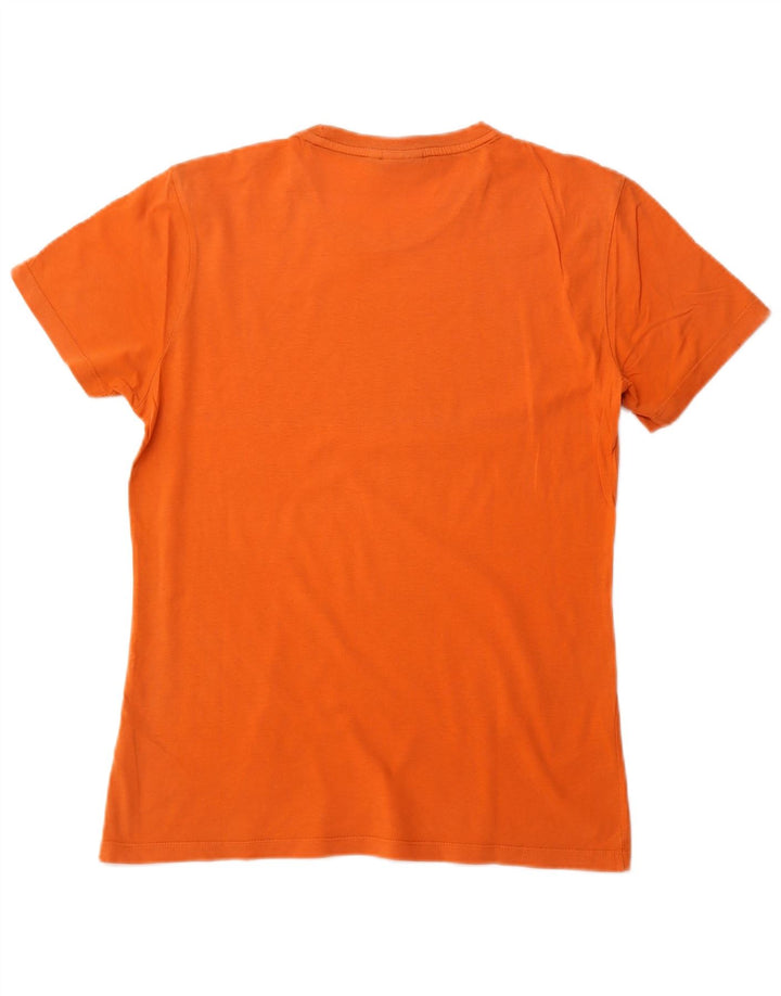 DIADORA Hombre Camiseta Gráfica Top Naranja Mediano
