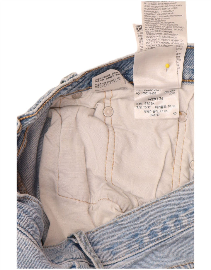 LEVI'S Jeans rectos 501 para hombre W28 L26 Algodón azul