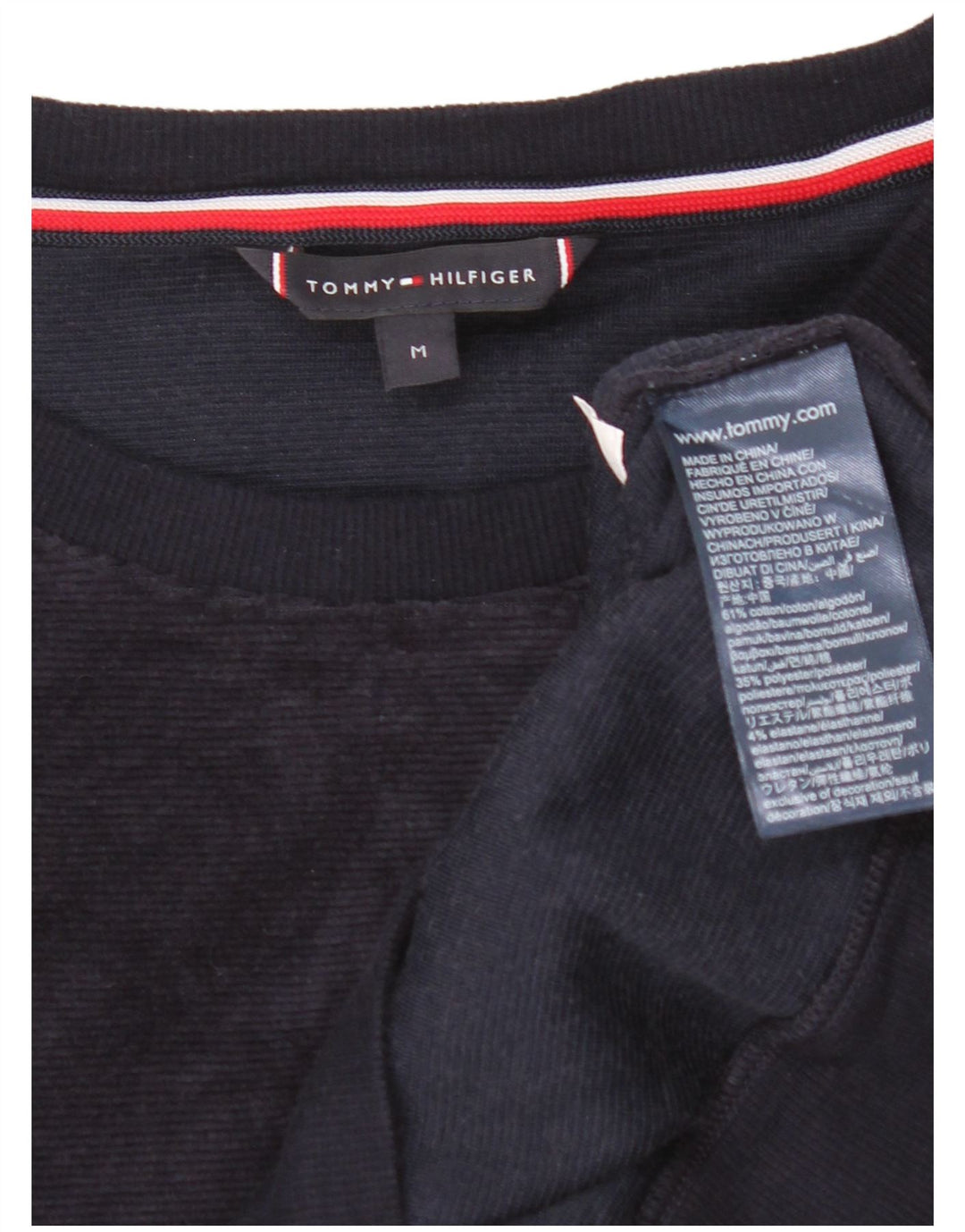 Tommy Hilfiger Sudadera De Terciopelo Gráfico Hombre