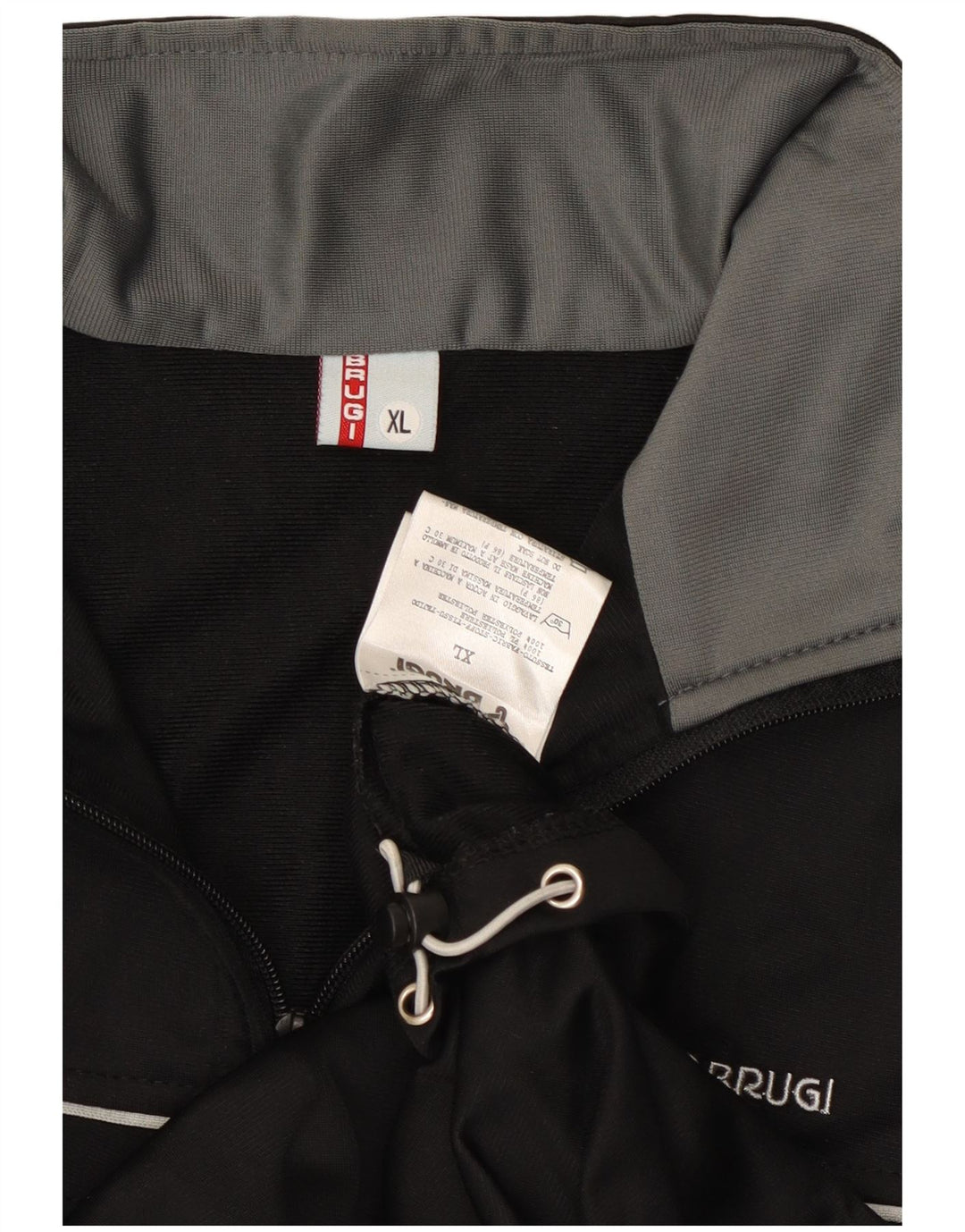 Brugi Chaqueta de chándal para hombre XL Poliéster negro