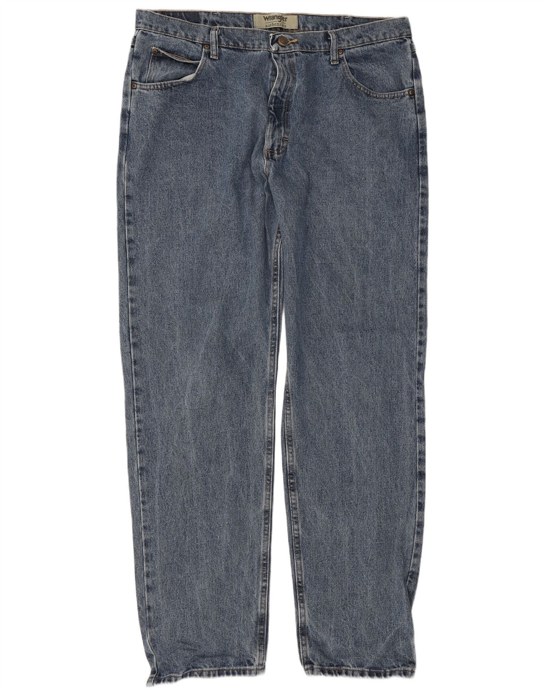 Vaqueros Wrangler Hombre Rectos W38 L34 Algodón Azul