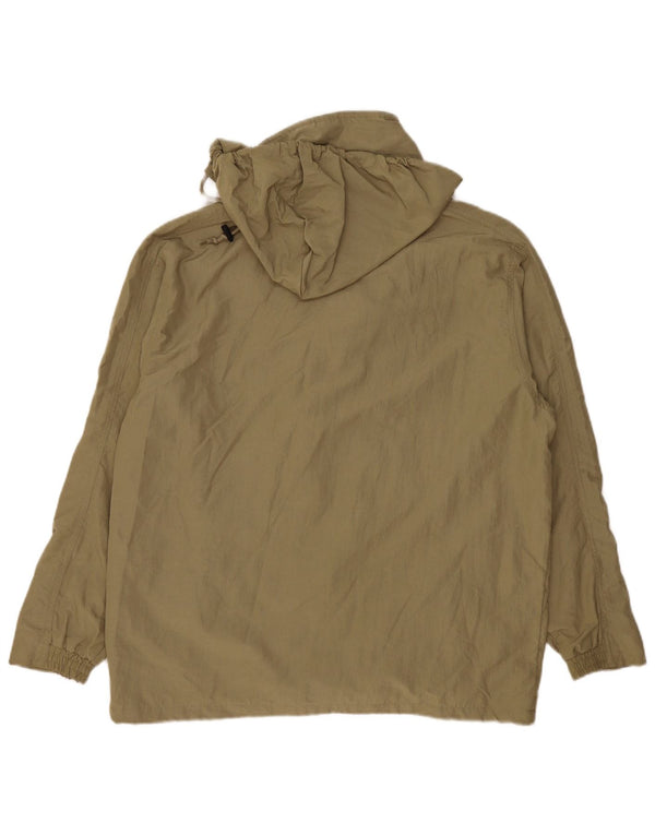 Diadora Chaqueta impermeable con capucha para hombre UK 36 Small Caqui Poliamida