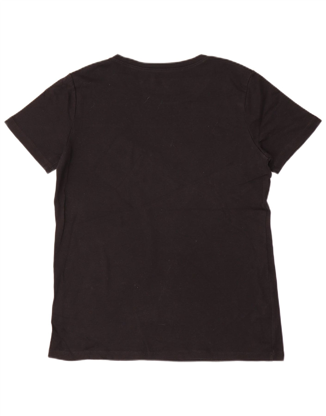 EDDIE BAUER Camiseta Mujer Top UK 40 XL Algodón Negro