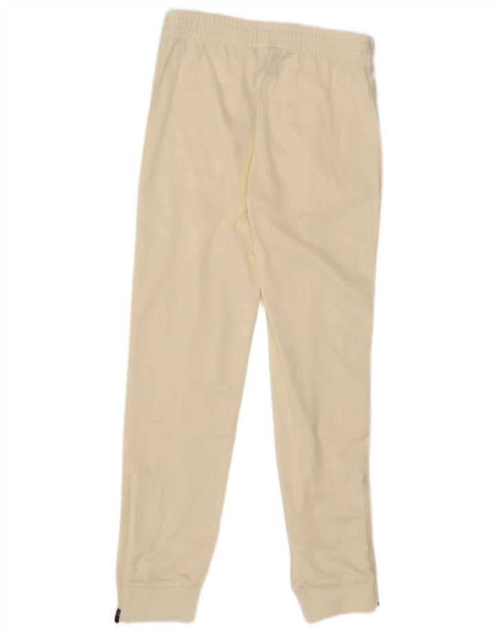 Kappa Hombre Pantalones De Chándal Gráfico Joggers XS Off White Poliéster