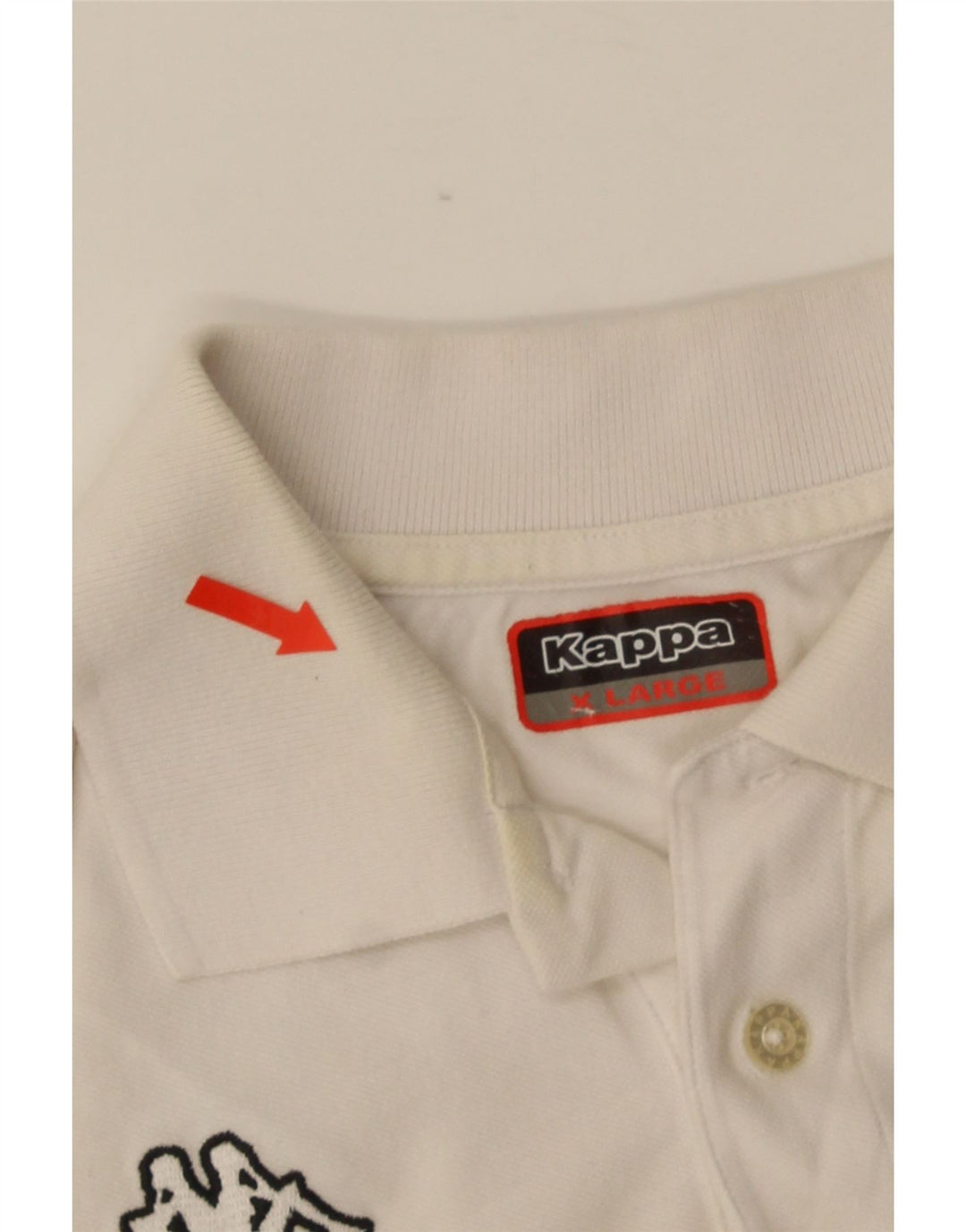 Kappa Polo Hombre XL Blanco Algodón