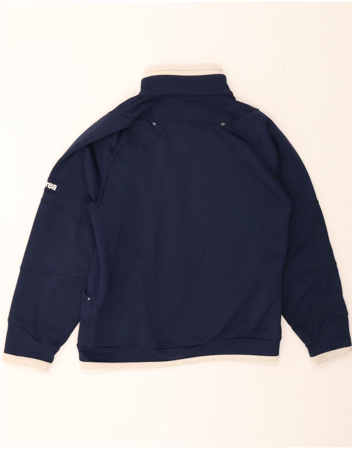ERREA Mens Tracksuit Top Jacket Large Navy Blue Polyester Vintage Errea and Second-Hand Errea from Messina Hembry 