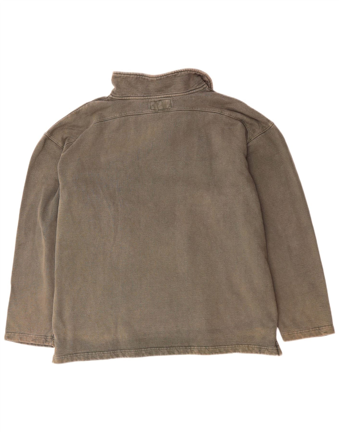 WEIRD FISH Sudadera con Cuello y Cremallera para Hombre Jersey XL Gris Algodón