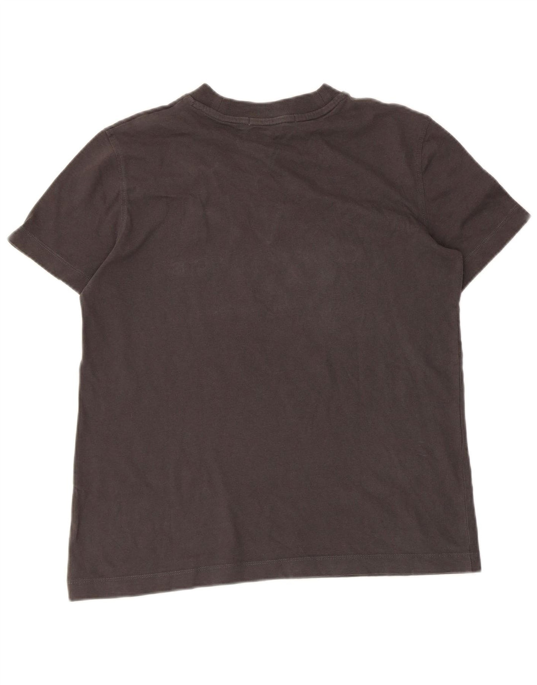CALVIN KLEIN JEANS Camiseta gráfica para mujer Top UK 40 Grande Gris