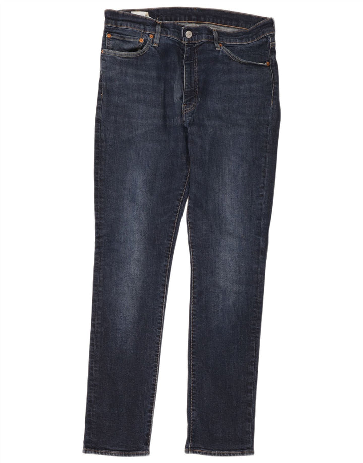 Levi's Hombre 511 Slim Jeans W36 L34 Algodón Azul Marino