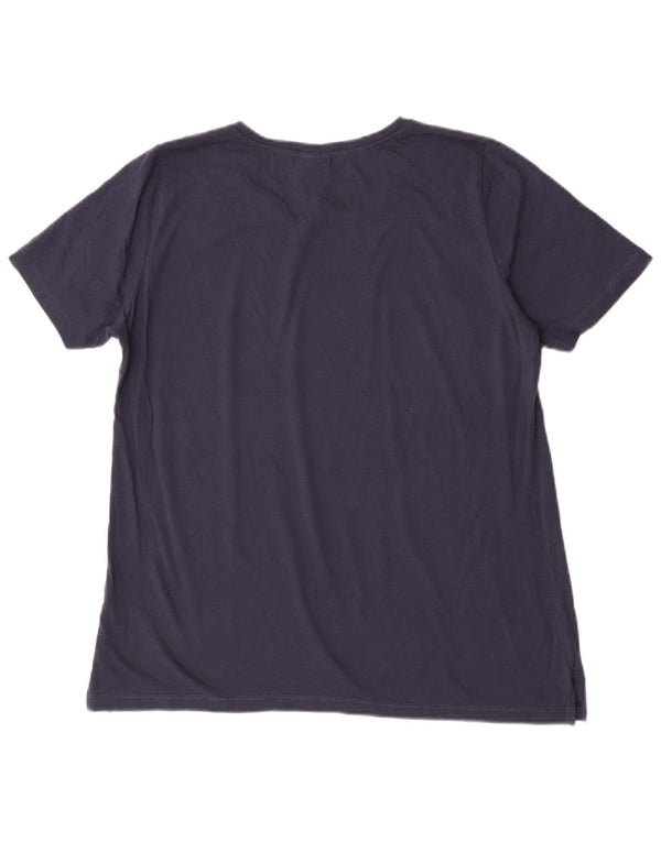 Champion Camiseta gráfica para mujer Top UK 44 Large Azul marino