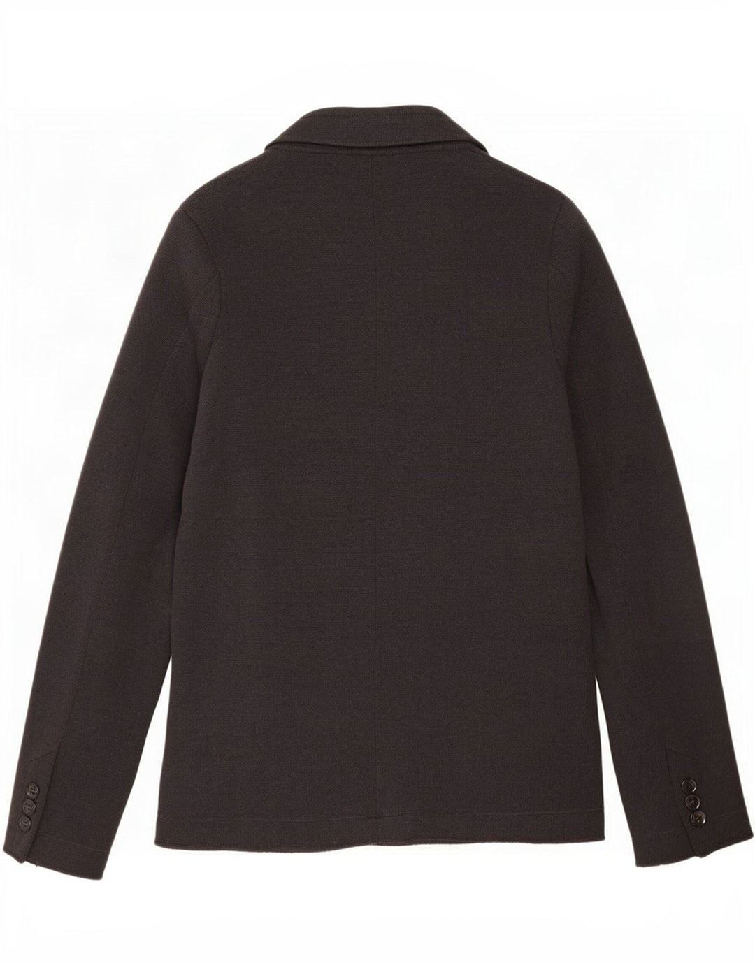Cerruti 1881 Chaqueta tipo blazer de punto con 3 botones para hombre, talla pequeña, lana gris
