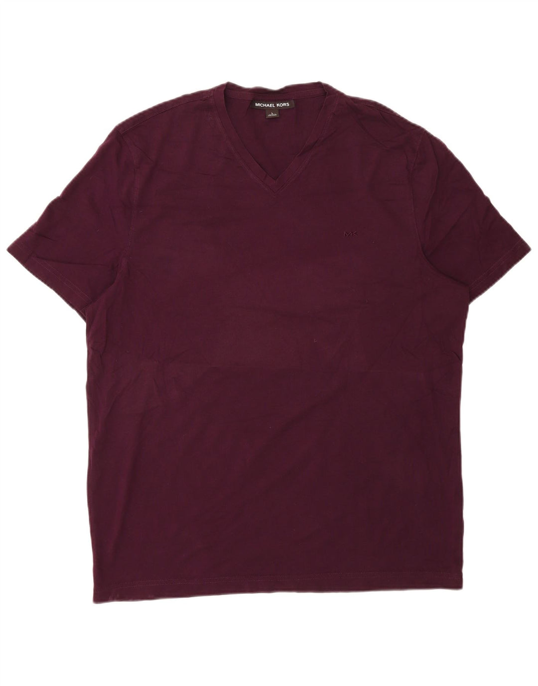 MICHAEL KORS Camiseta para hombre Top Grande Borgoña
