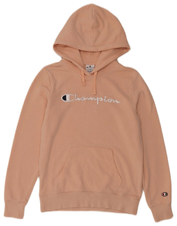 Champion Sudadera con capucha gráfica para mujer UK 6 XS Algodón rosa