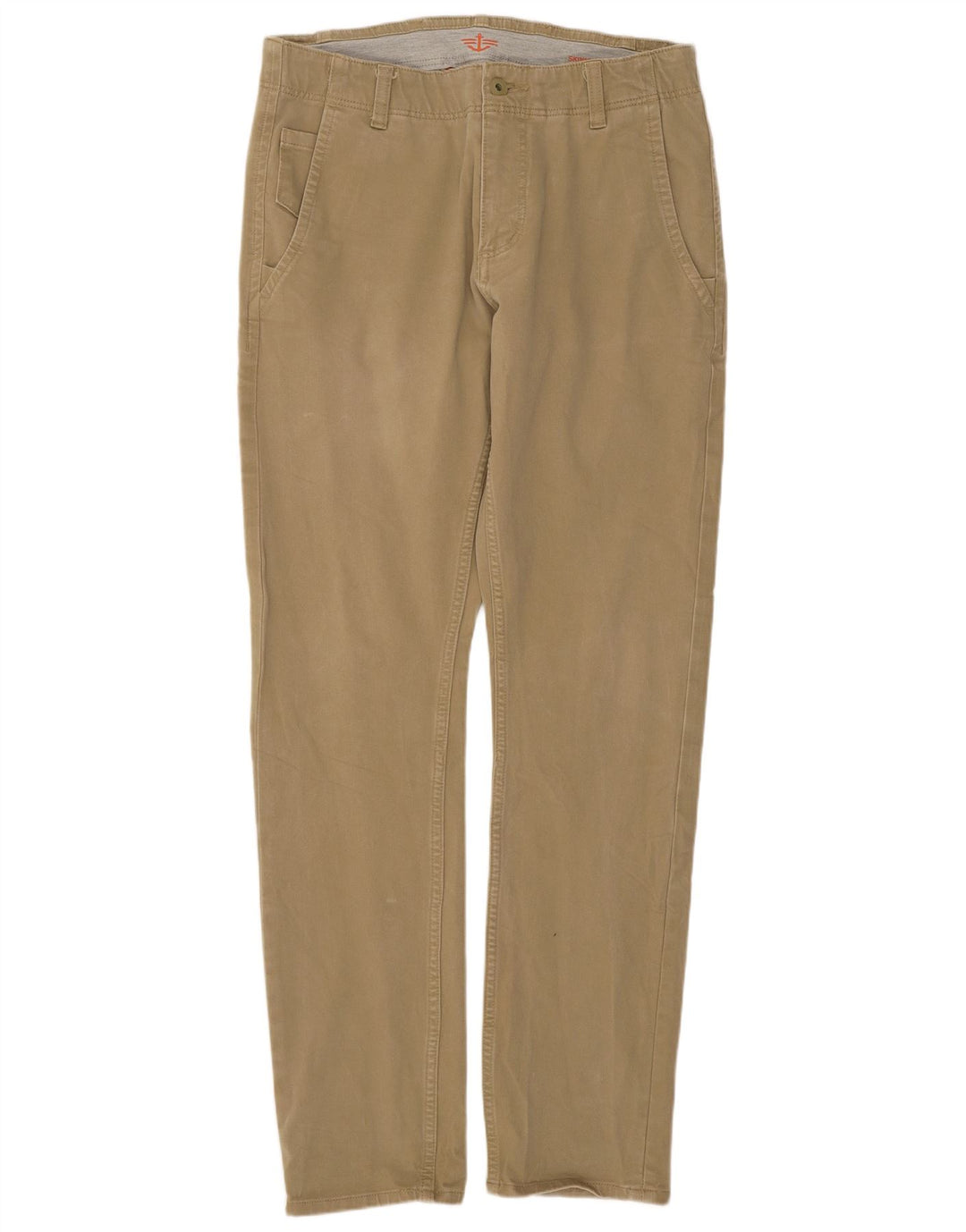 DOCKERS Pantalón chino ajustado para hombre W31 L32 Algodón beige