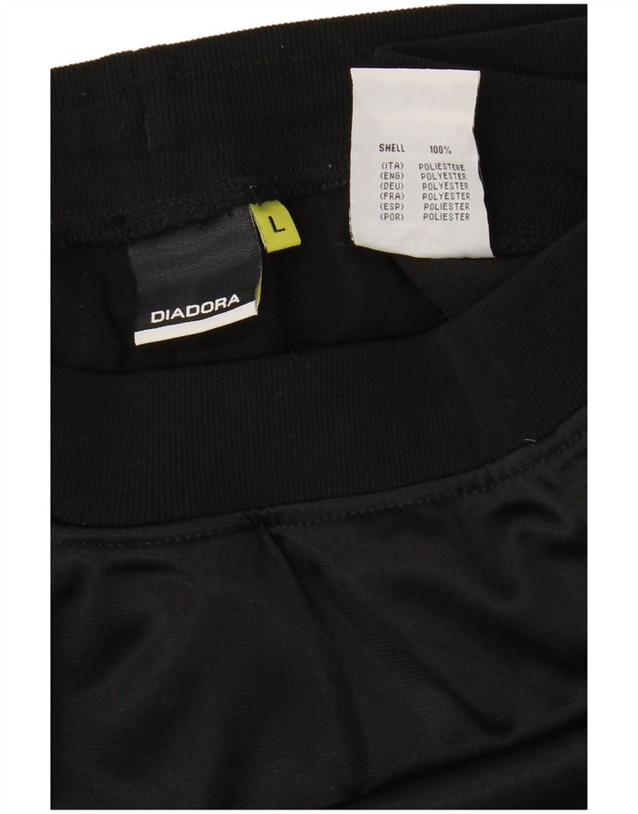 Diadora Pantalón Chándal Mujer UK 46 Large Negro Poliéster