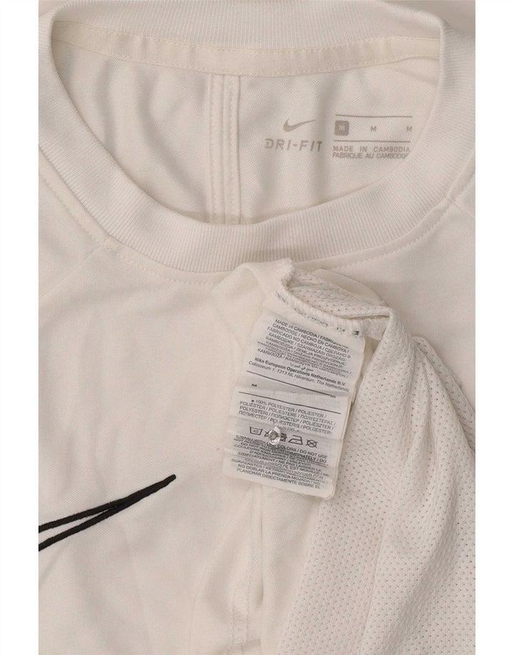 Camiseta Nike Hombre Top Medium Blanco Poliéster Deportes
