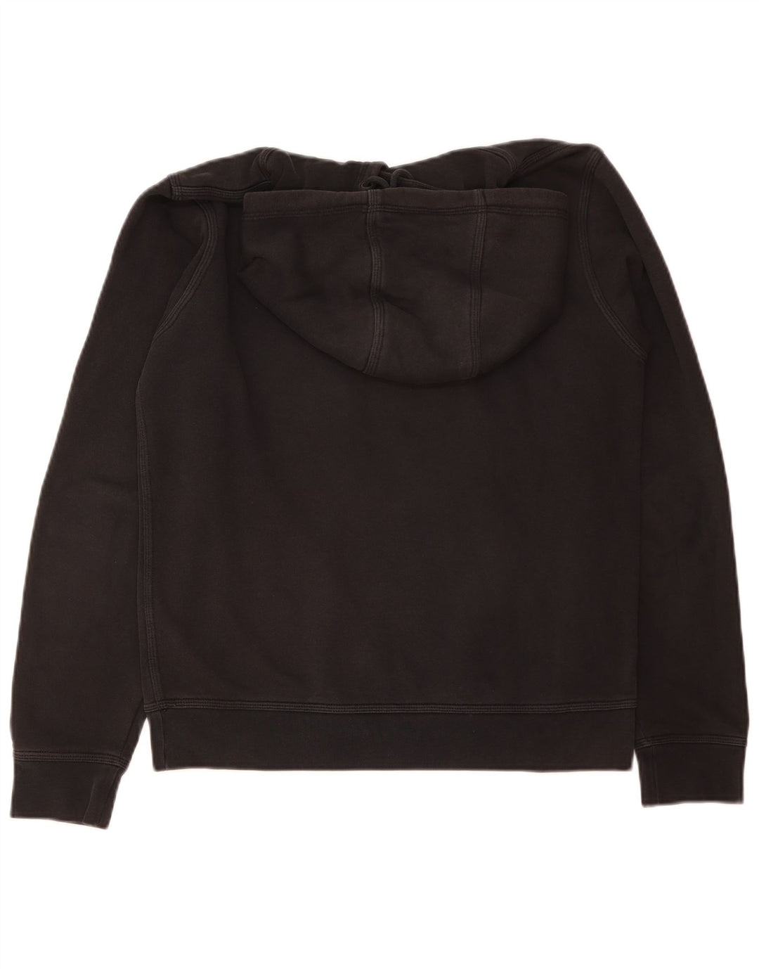 NIKE Jersey con capucha para hombre, talla pequeña, algodón negro