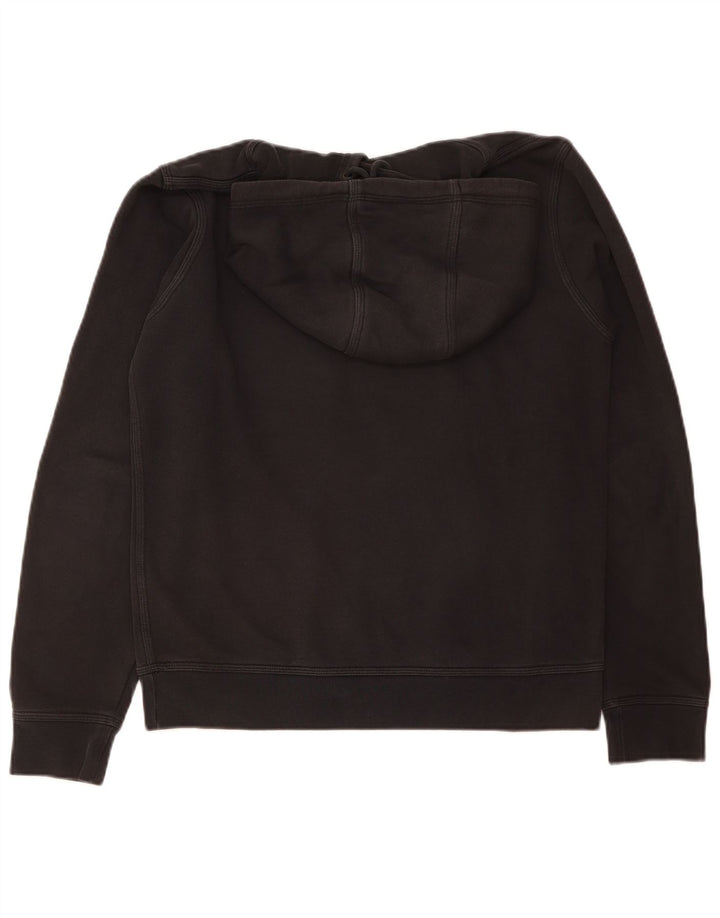 NIKE Jersey con capucha para hombre, talla pequeña, algodón negro