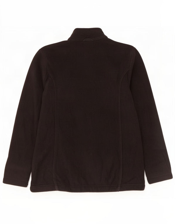 Jack Wolfskin Chaqueta polar para mujer UK 12 Mediana Negro Poliéster
