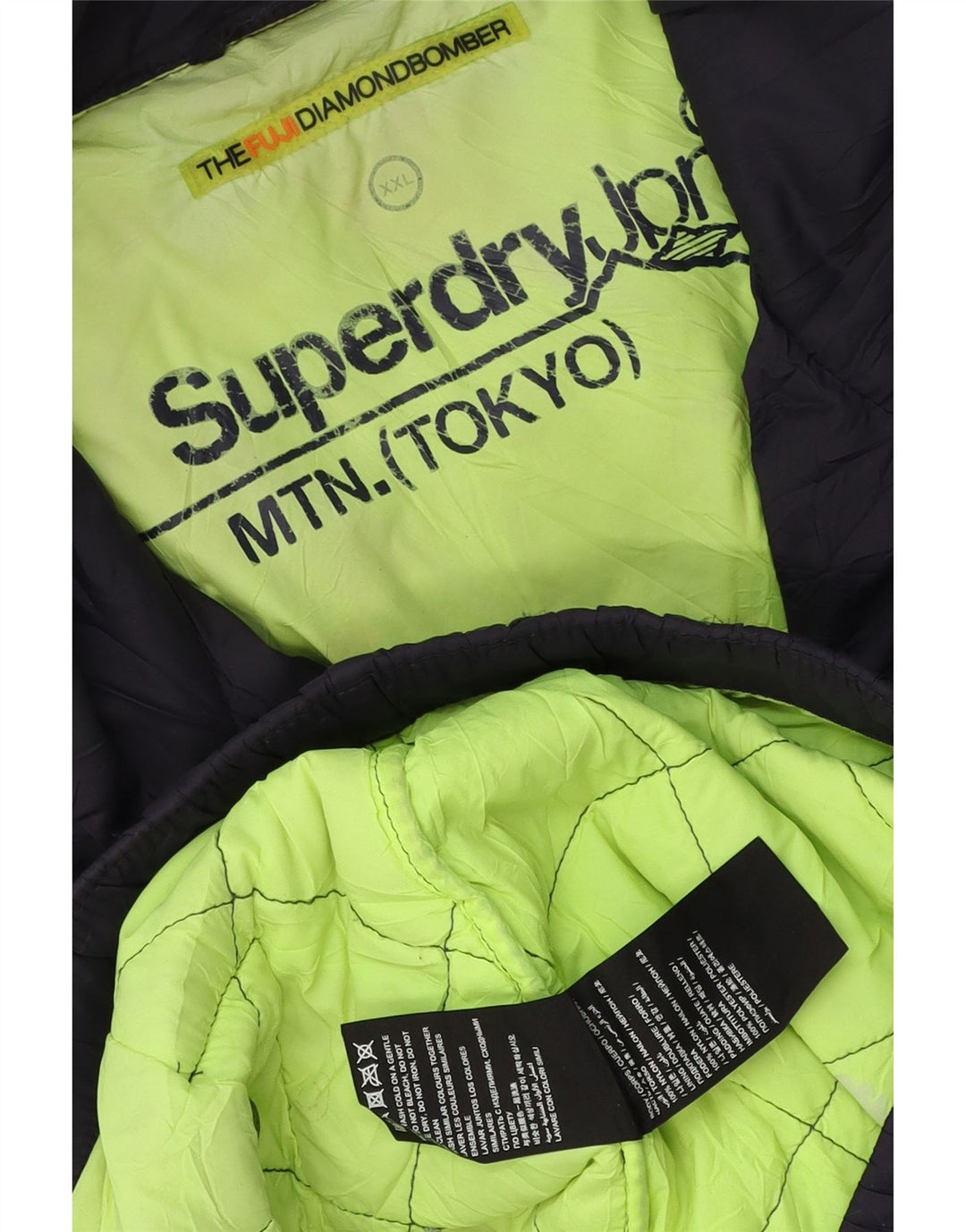 Superdry Chaqueta acolchada para hombre ES 44 2XL Poliéster azul marino
