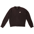 Nike - Sudadera extragrande para mujer, talla 10, talla pequeña, algodón negro