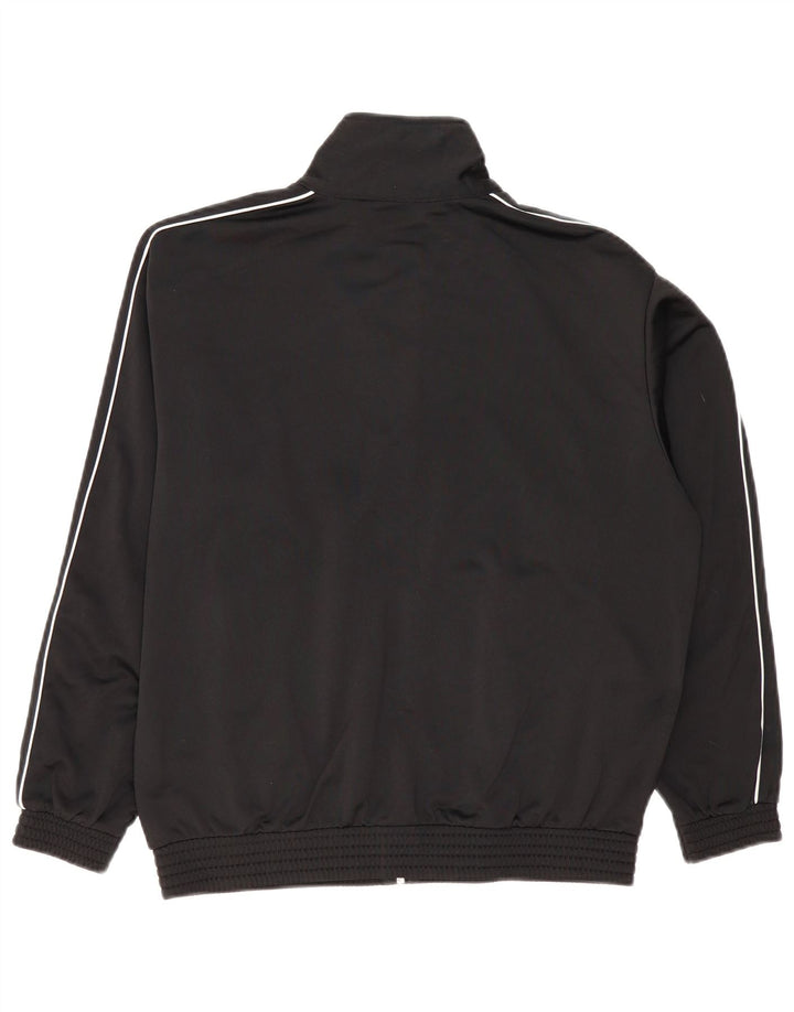 CHAMPION Chaqueta superior de chándal de corte holgado para hombre Poliéster a rayas negras pequeñas