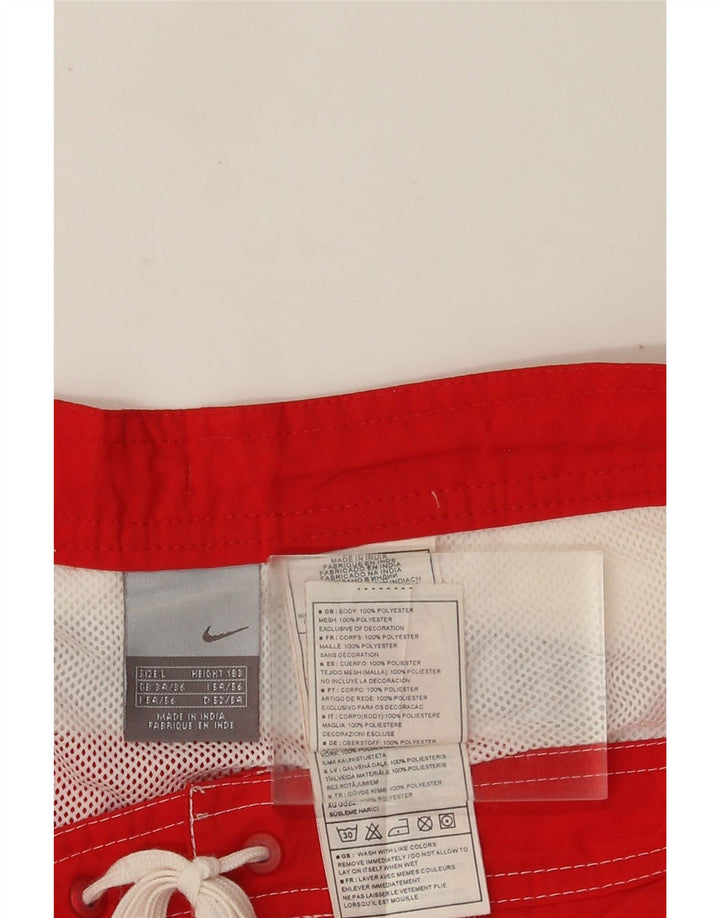 Nike - Bañador para hombre (talla grande), color rojo, poliéster