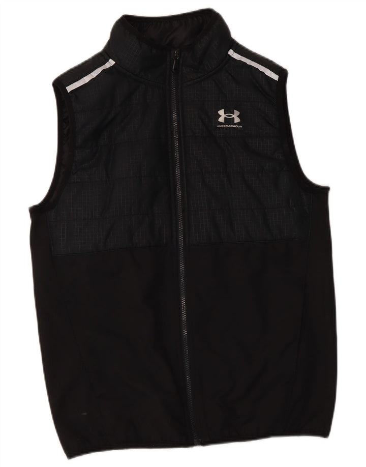 Under Armour Chaqueta de chándal sin mangas para niños 12-13 años Negro