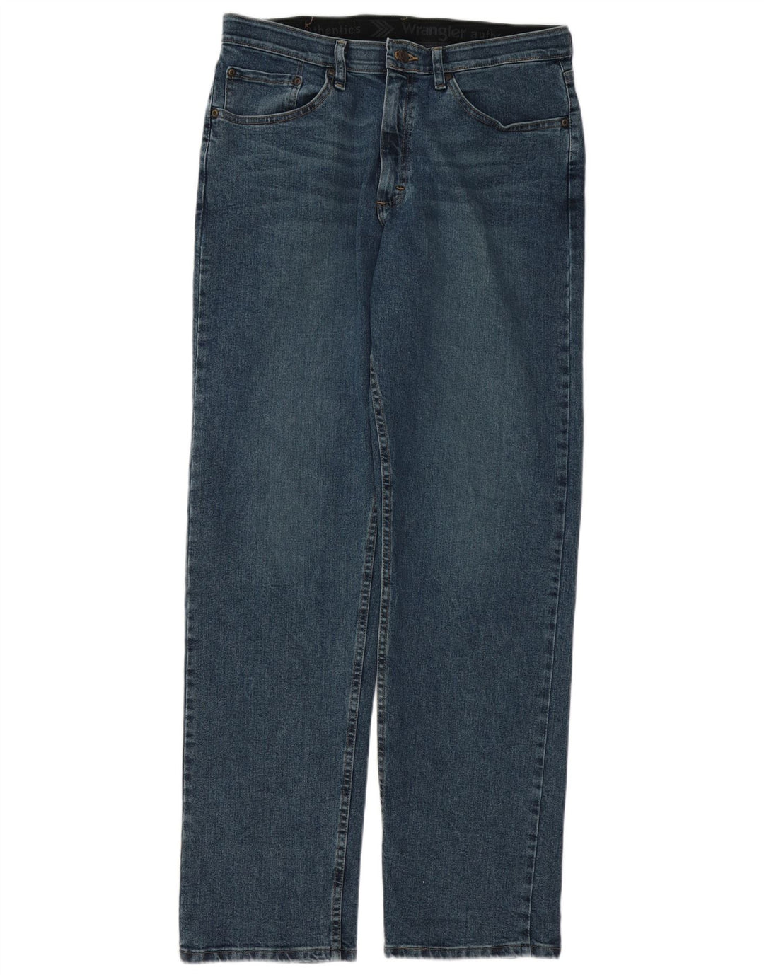 Wrangler Vaqueros rectos para hombre W32 L34 Algodón azul