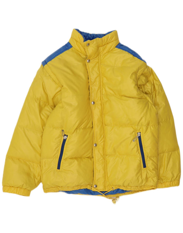 Trissi Chaqueta acolchada para hombre IT 50 Large Nylon color block amarillo