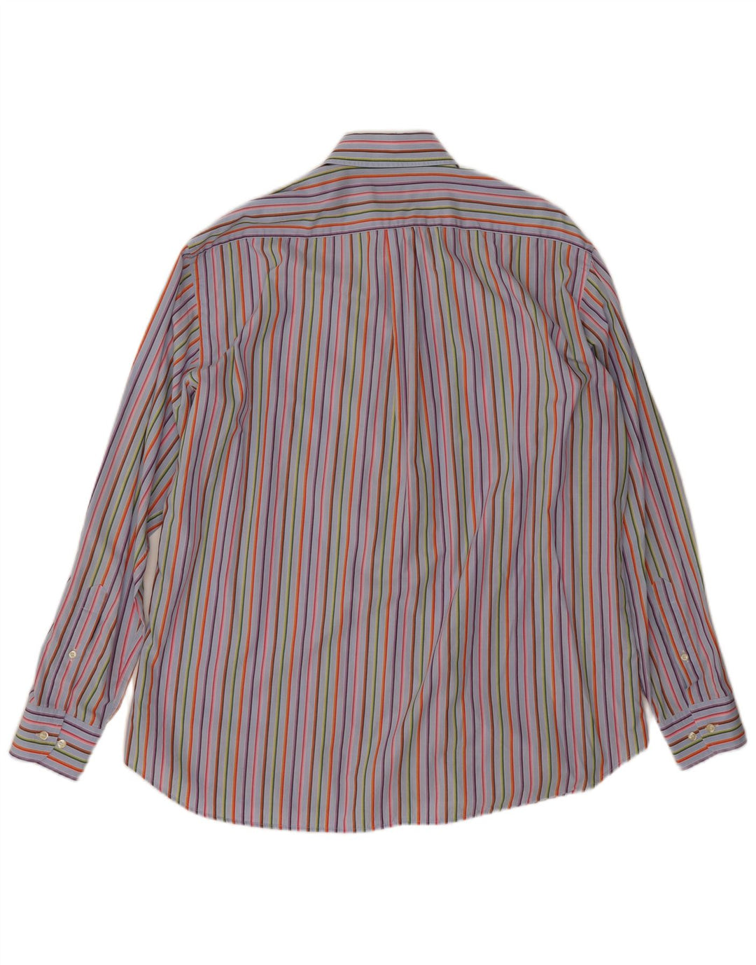 Camisa Brooksfield para hombre talla 43 algodón a rayas multicolor grande
