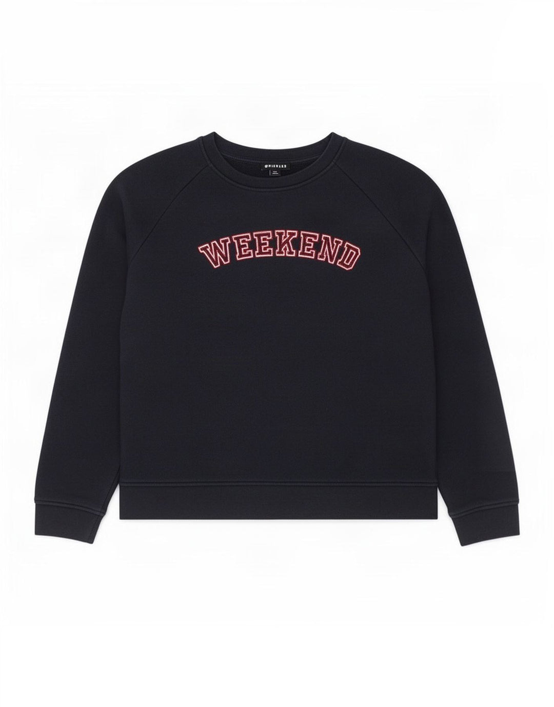 Whistles Sudadera con gráfico de fin de semana para mujer, talla 40, talla M, azul marino